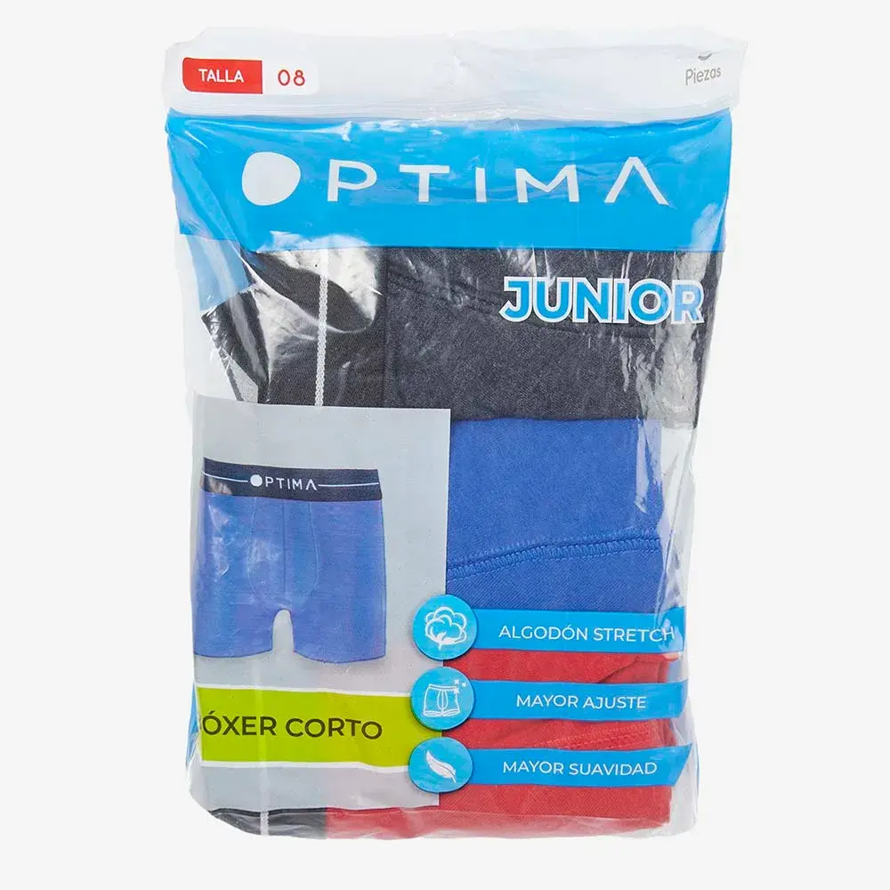 OPTIMA BOXER CORTO DE NIÑO 3613