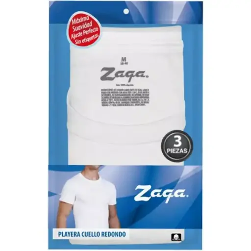 ZAGA PLAYERA C/R MOD. 3873